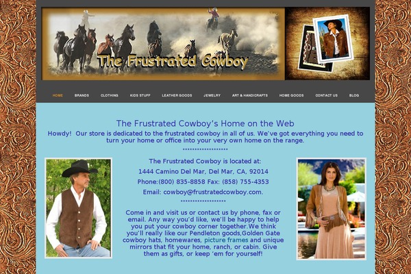 frustratedcowboy.com site used Photocrati-theme-451