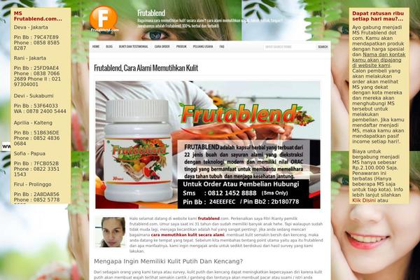 WP-Clear theme site design template sample