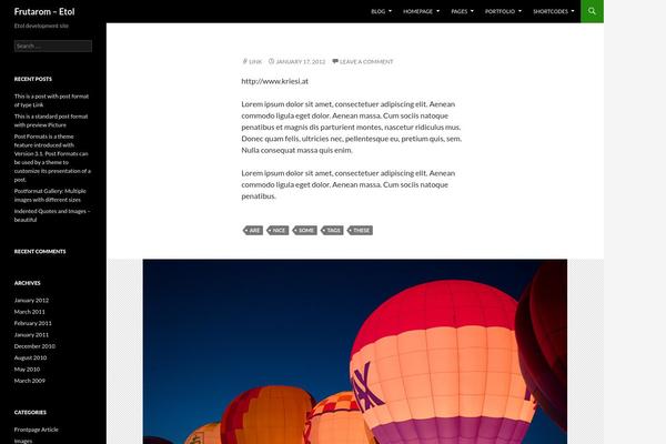 Enfold theme site design template sample