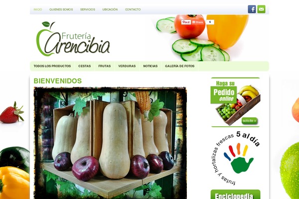 Flore theme site design template sample