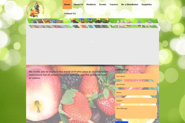Fruit theme site design template sample