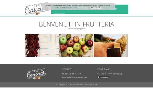 frutteriacoricciati.com site used Universe