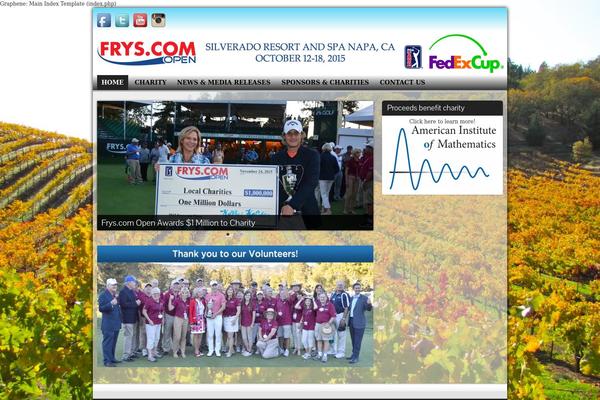 Graphene theme site design template sample