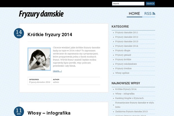 Bueno theme site design template sample