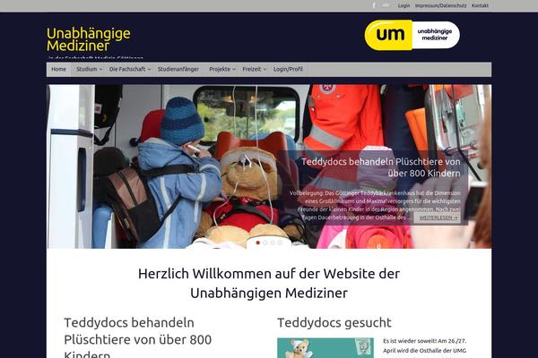 Tempera theme site design template sample