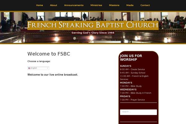 Site using Bible Verse of the Day plugin