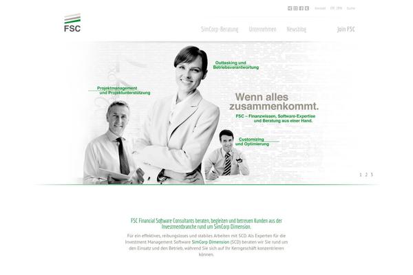 Fsc theme site design template sample