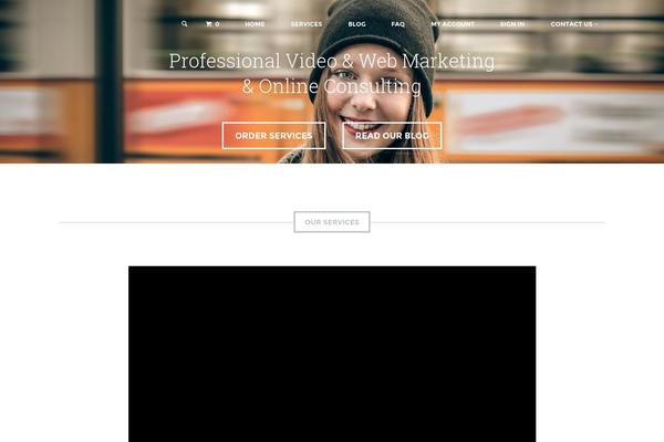 Marketify theme site design template sample