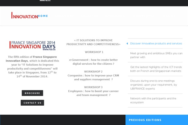 Fuse theme site design template sample
