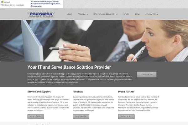Terrifico theme site design template sample
