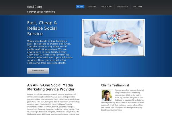 Figero theme site design template sample