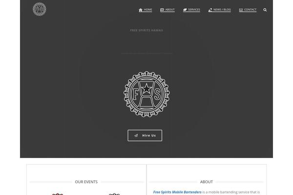 Locus theme site design template sample