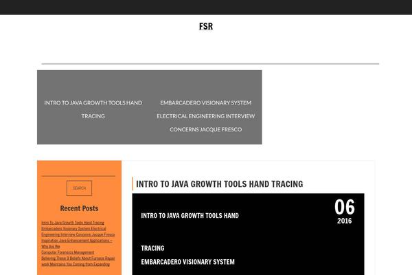 fsr2013.org site used Personality