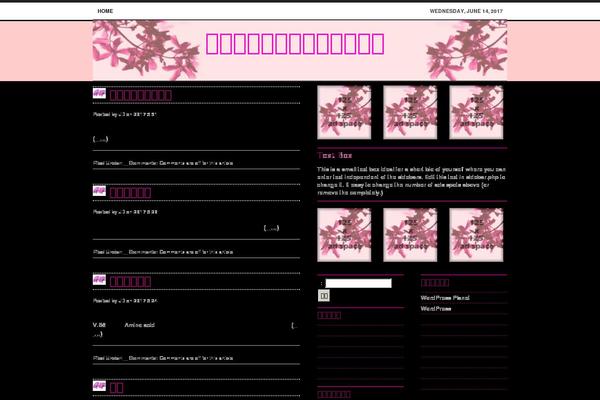 Pink Orchid theme site design template sample