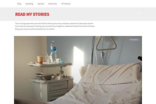 Storefront theme site design template sample