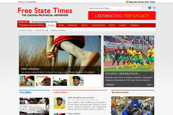 fstimes.co.za site used Newstodayfree