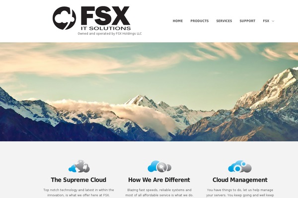 District theme site design template sample