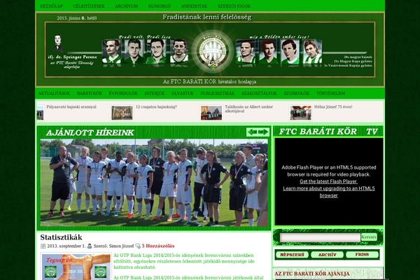 Tribune theme site design template sample