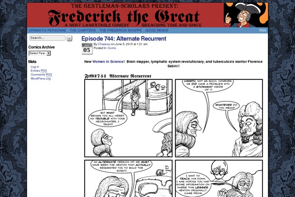 ComicPress theme site design template sample