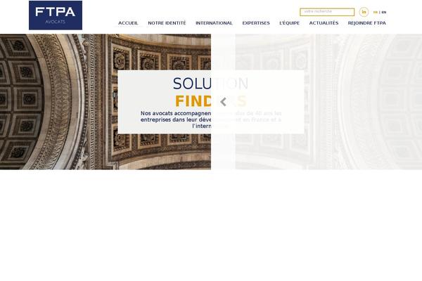 ftpa.com site used Ftpa_avocats_wp