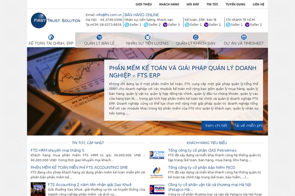 Fts theme site design template sample