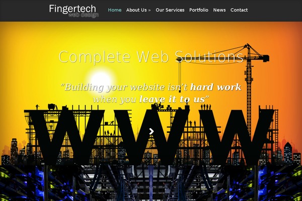 Fable theme site design template sample