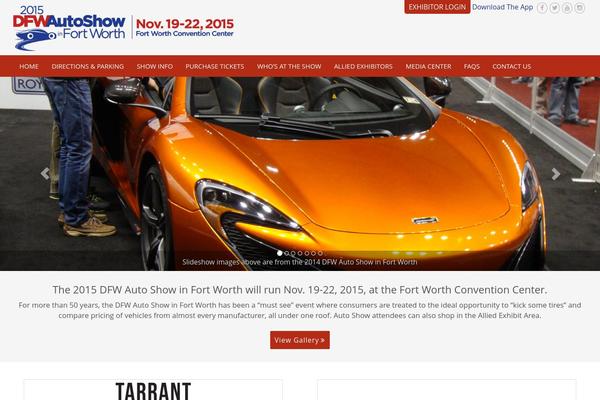 ftworthautoshow.com site used Dfwshow
