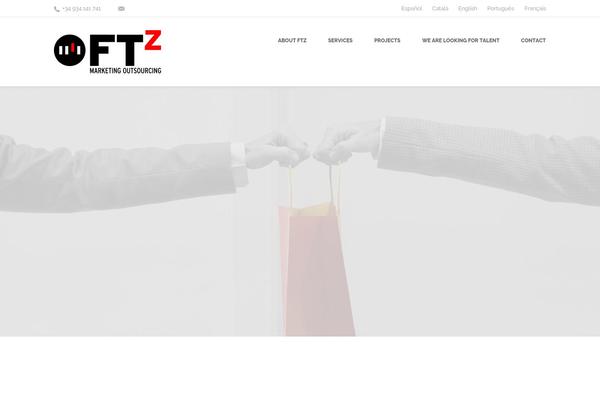 Shadow theme site design template sample