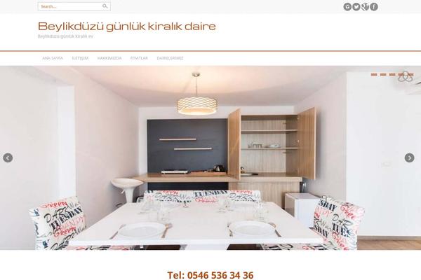 Oria theme site design template sample