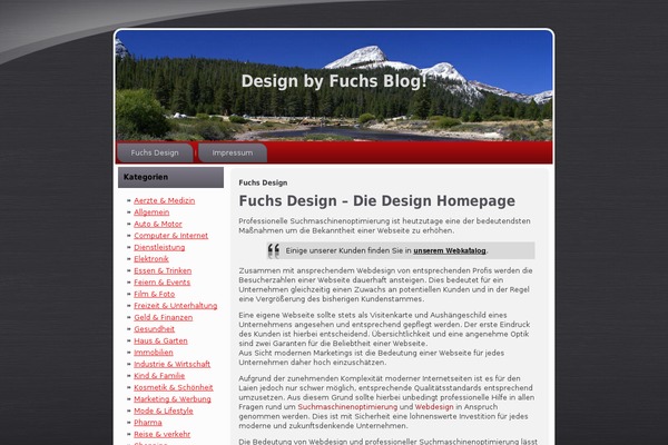 Design theme site design template sample