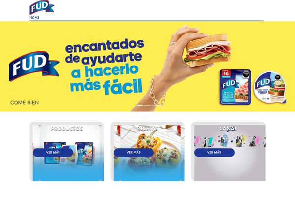 Food theme site design template sample