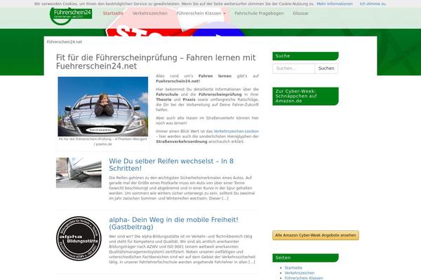 Site using Wp Cookie Choice plugin