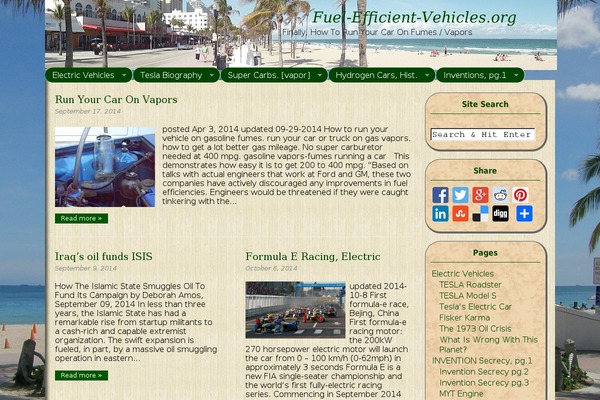 WordPress website example screenshot