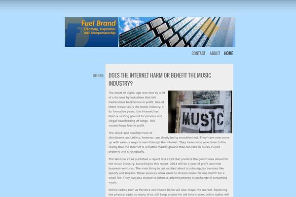 fuelbrandinc.com site used Chunk-wpcom