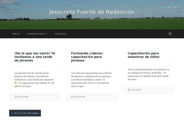 Baskerville theme site design template sample