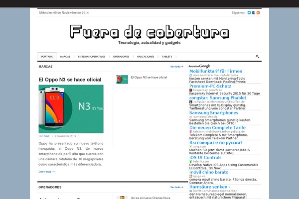 Daily Press theme site design template sample