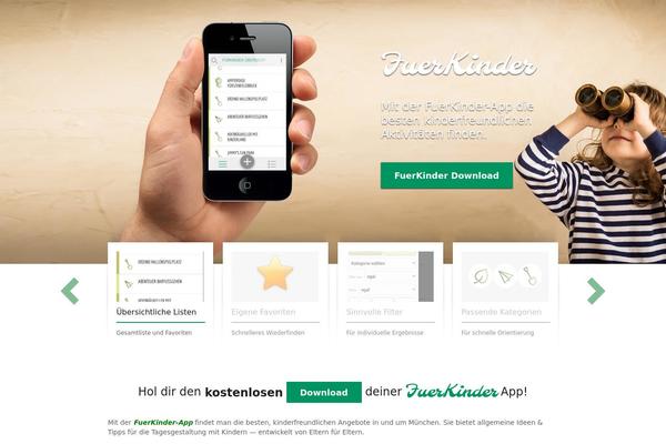 fuerkinder.de site used Appz-theme