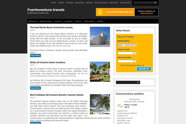 WP-Prosper theme site design template sample