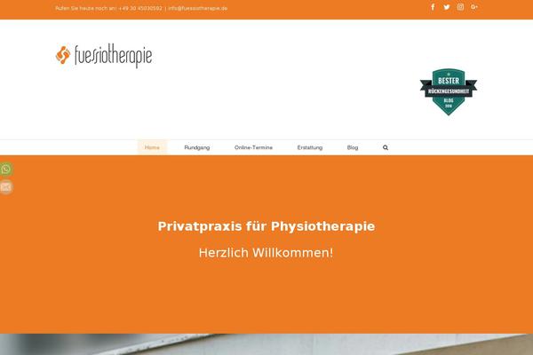 fuessiotherapie.de site used Fuessio