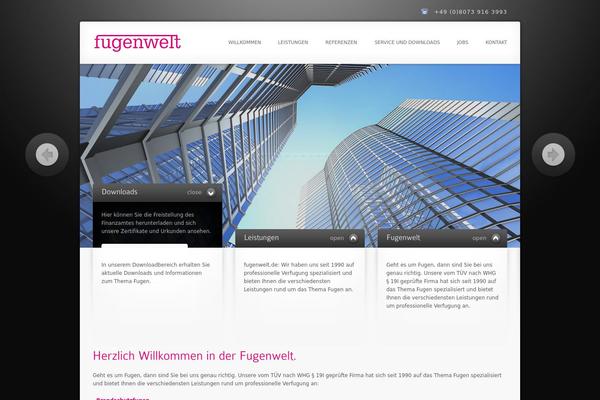 Ventura theme site design template sample