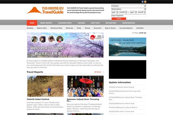 Business News theme site design template sample
