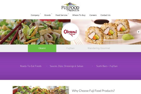 OrganicFood theme site design template sample