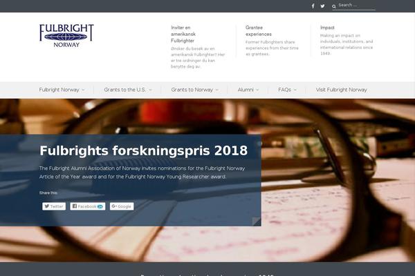 fulbright.no site used Prosperity
