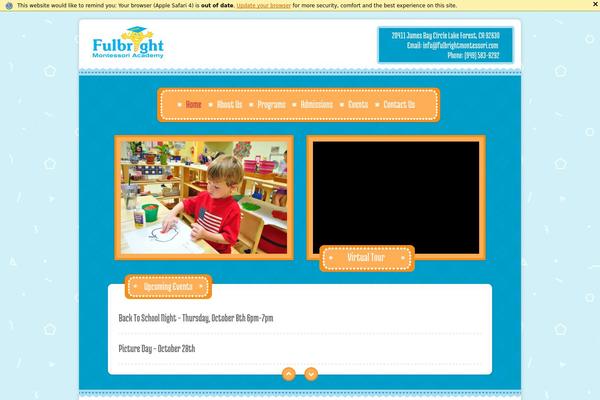 Dreamy theme site design template sample