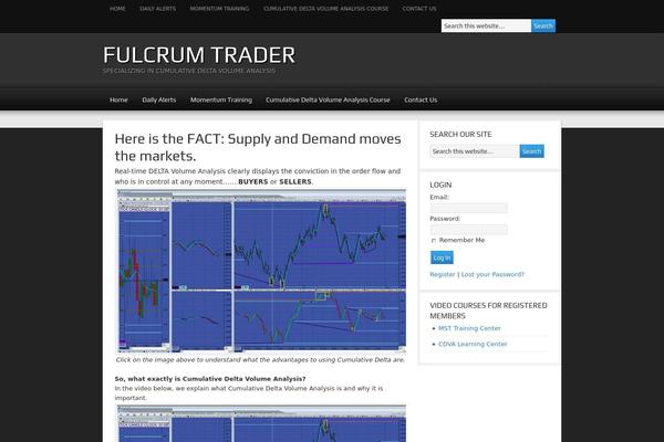 Magazine theme site design template sample