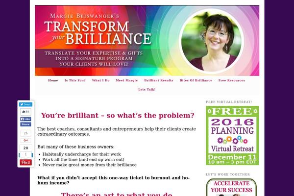 Thesis 1.8.5 theme site design template sample