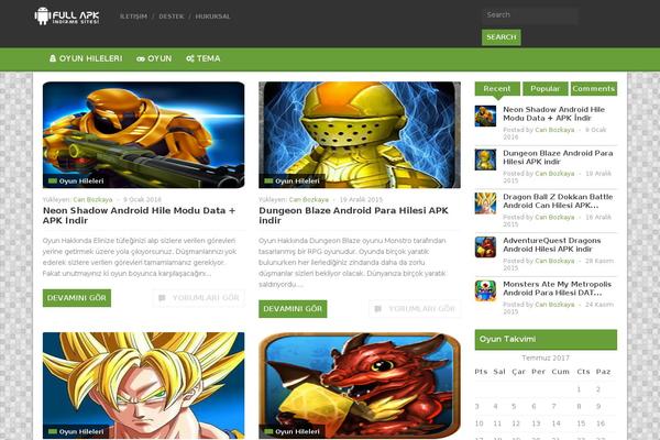 Jono theme site design template sample