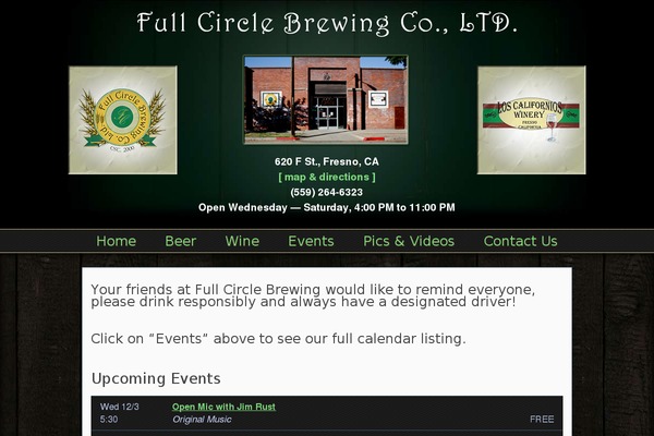 Fullcircle theme site design template sample