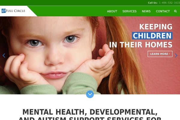 Fullcircle theme site design template sample