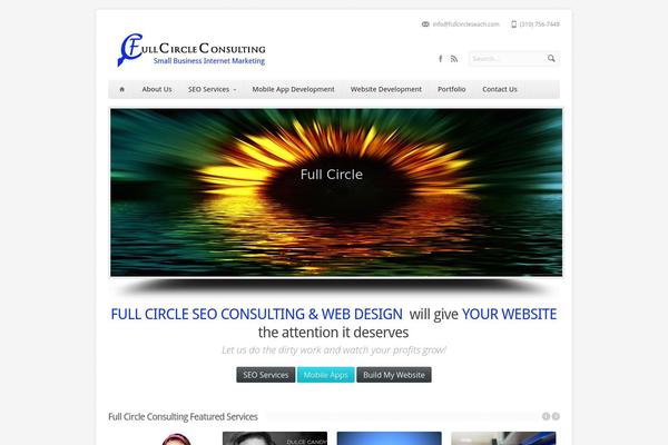 Aqua theme site design template sample